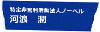 仮認定特定非営利活動法人ノーベル 河浪 潤