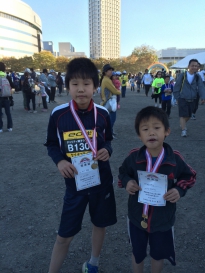 子どもに完敗した日。
ママ、遅いよ！！