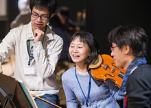 Orchestra x Job assistance program for young people, “The Work”