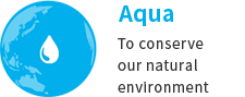 Aqua To conserve our natural environment