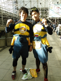 大阪マラソン2015
なないろチーム対抗戦　黄色組

黄色といえばミニオン(-⊙⊙-)
フル初挑戦の友人とゴールを目指しました！
