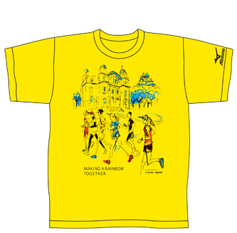 黄色 Tシャツ