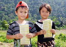 ⓒJEEF 村の子どもたちの未来をつくる「インドネシアの里山保全」