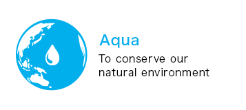 Aqua To conserve our natural environment