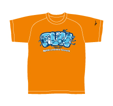 なないろチャリティTシャツオレンジ色