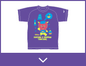 紫色チャリティTシャツ