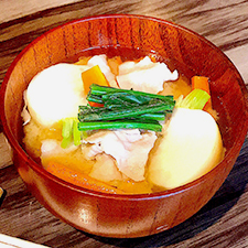 Tonjiru with Osaka locally produced vegetables