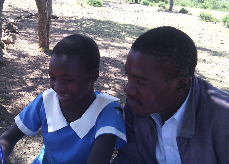 Children having a counselling session