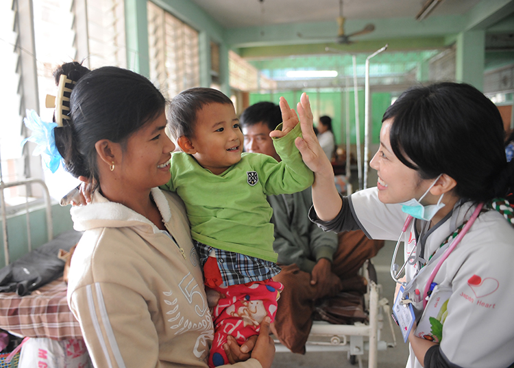 We delight in seeing children who came to our hospital return home smiling.