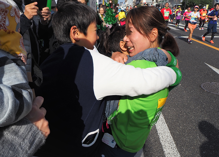 My mom is a charity runner! Rooting for her together!