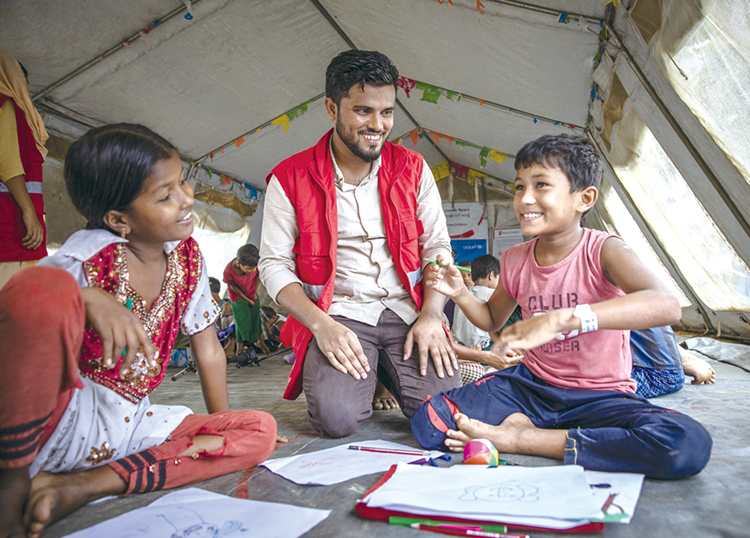 Child Friendly Space for Rohingya refugees