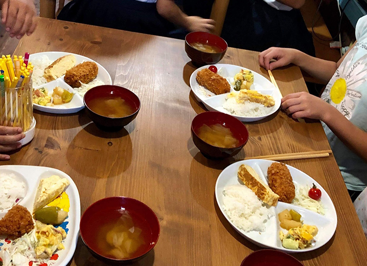 子ども食堂の様子