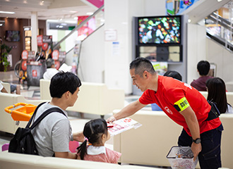 市民への防犯啓発にも取り組みます