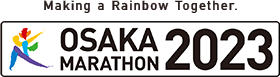 Making a Rainbow Together OSAKA MARATHON 2023