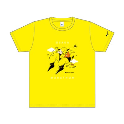 YANG YANG氏デザインのなないろチャリティTシャツ（黄色）