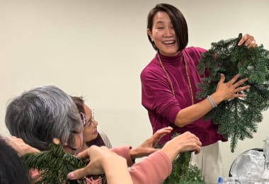 がん患者のためのリラクセーションプログラム（写真はアロマテラピー講座）