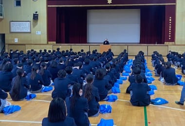 学校での講演会