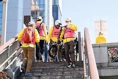 力持ちボランティアの活動風景